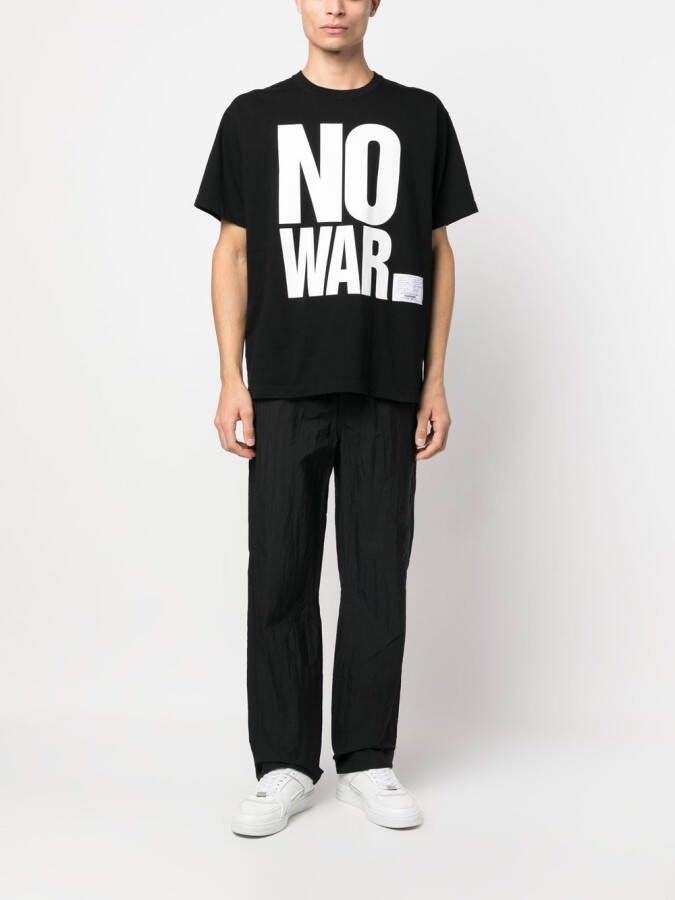 Neighborhood x Katharine Hamnett T-shirt met tekst Zwart