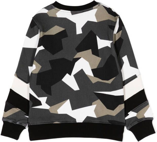 Neil Barrett Kids Sweater met print Groen