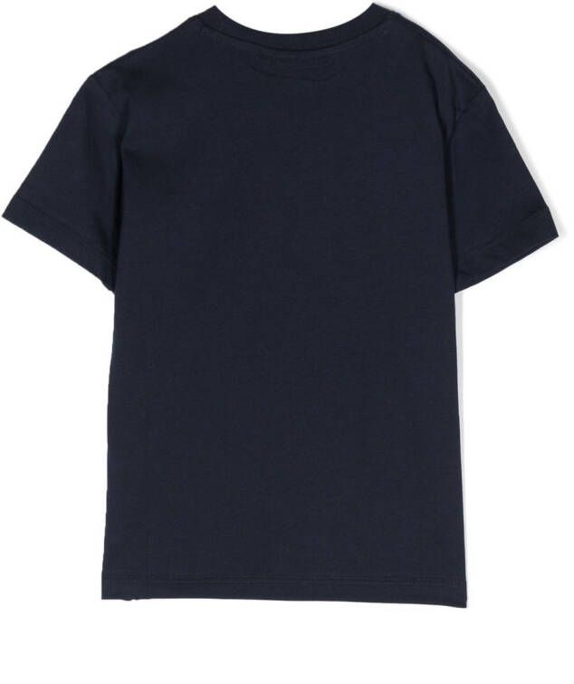 Neil Barrett Kids T-shirt met logoprint Blauw