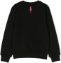 Neil Barrett Kids Sweater met logoprint Zwart - Thumbnail 2