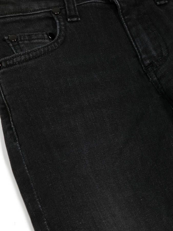 Neil Barrett Kids Straight jeans Zwart