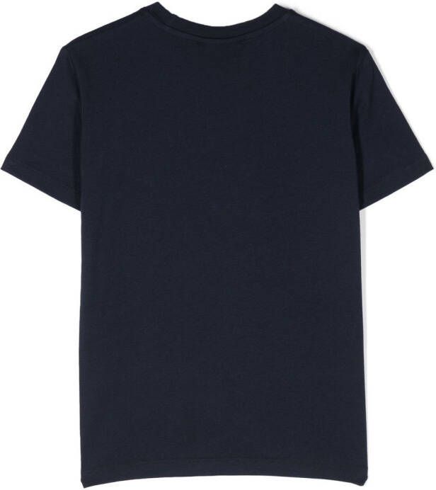 Neil Barrett Kids T-shirt met logoprint Blauw