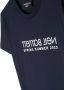 Neil Barrett Kids T-shirt met logoprint Blauw - Thumbnail 3