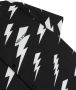 Neil Barrett Kids Shirt met bliksemflitsprint Zwart - Thumbnail 3