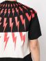 Neil Barrett T-shirt met bliksemflitsprint Zwart - Thumbnail 5