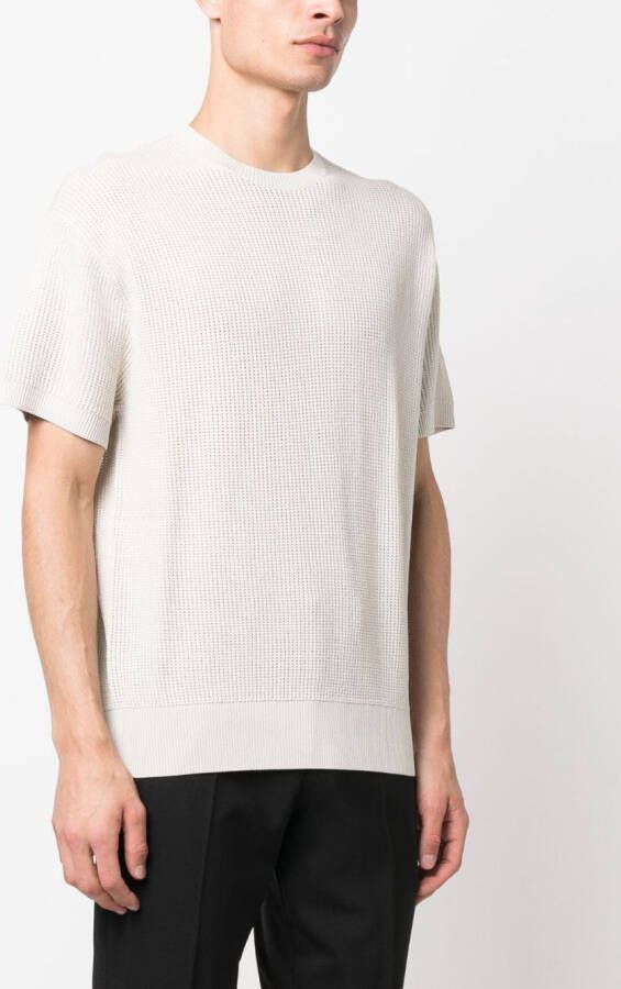 Neil Barrett Opengebreide trui Beige