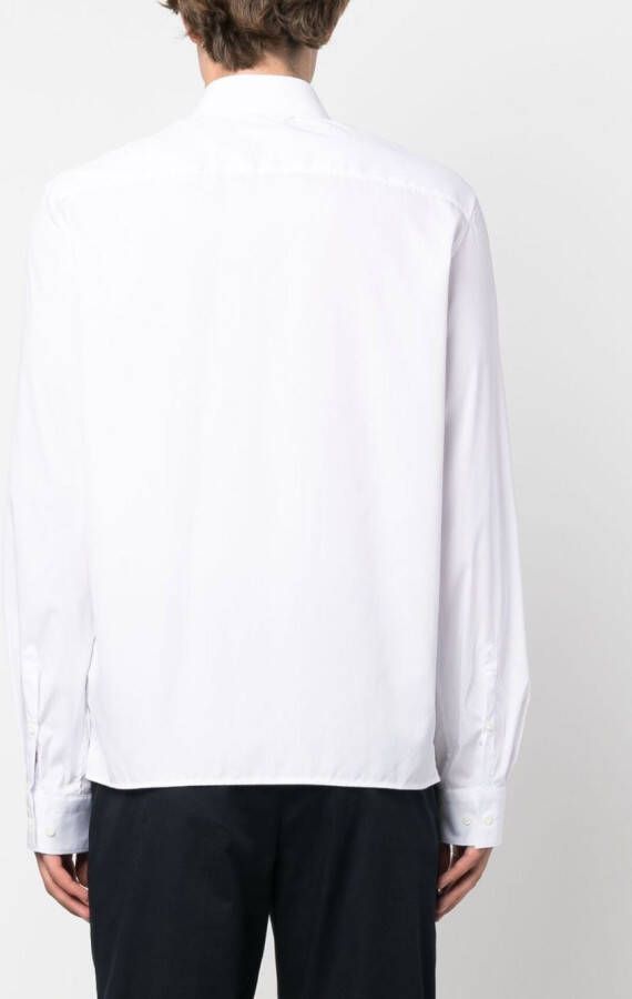 Neil Barrett Overhemd met logoprint Wit