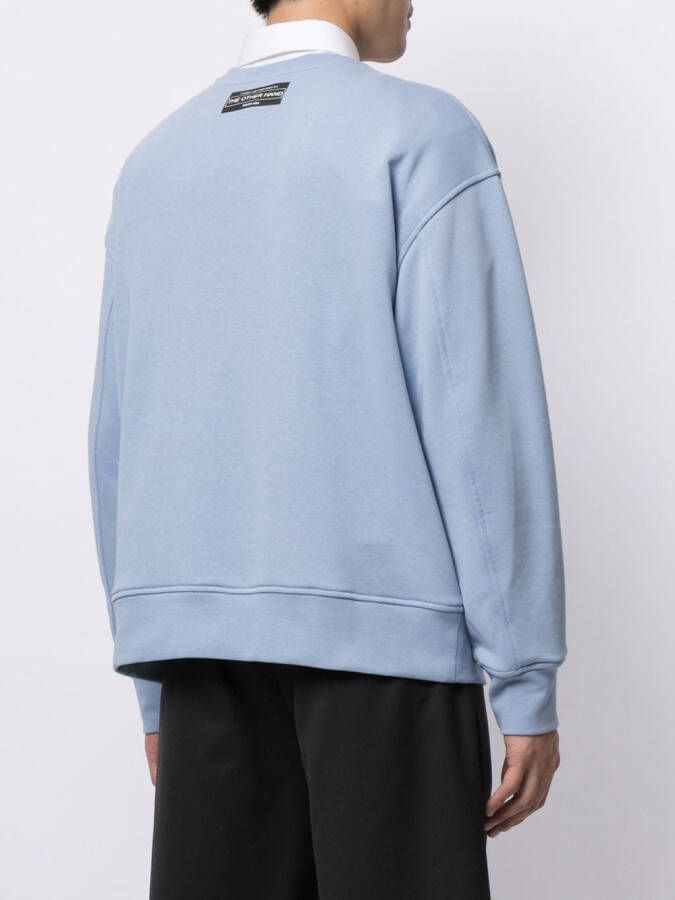 Neil Barrett Sweater met print Blauw