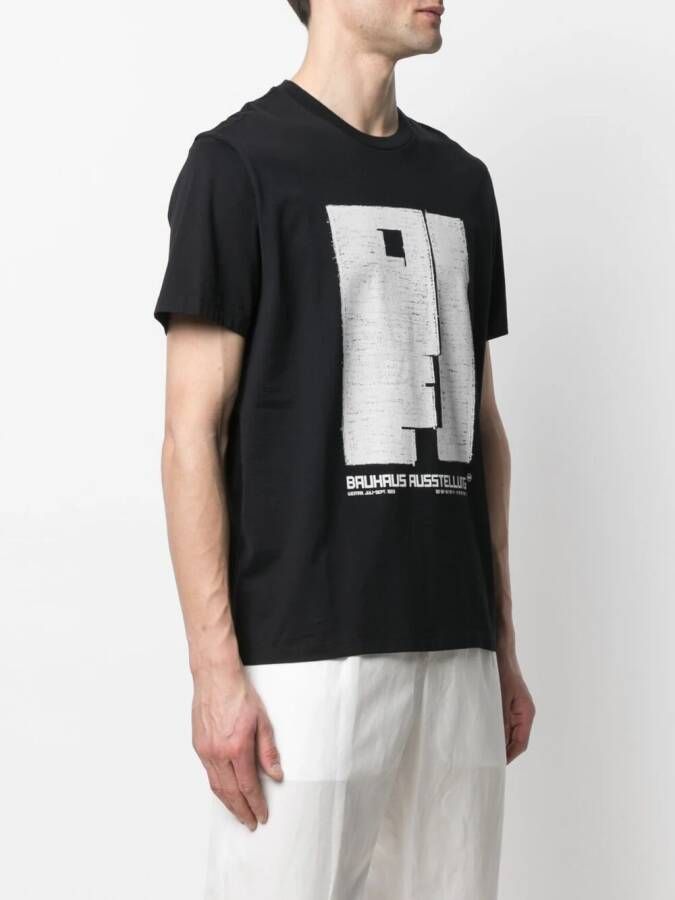 Neil Barrett T-shirt met print Zwart