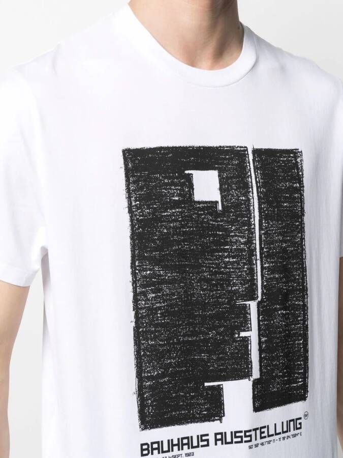 Neil Barrett T-shirt met print Wit