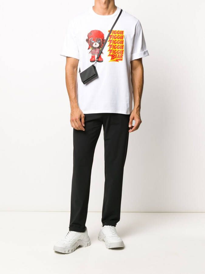 Neil Barrett T-shirt met print Wit