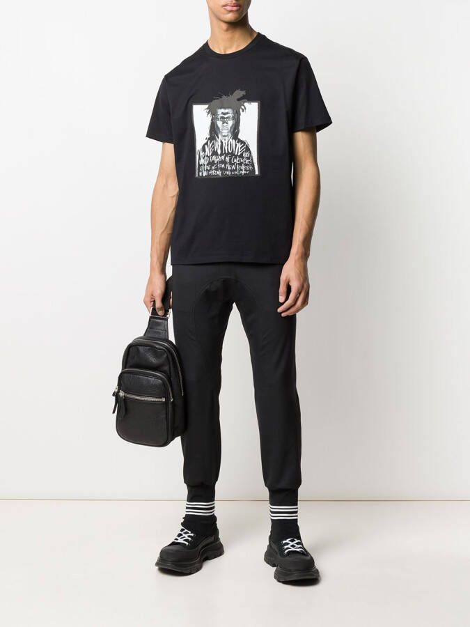 Neil Barrett T-shirt met ronde hals Zwart