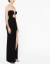 Nensi Dojaka Strapless jurk Zwart - Thumbnail 3