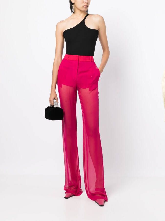 Nensi Dojaka Flared broek Roze