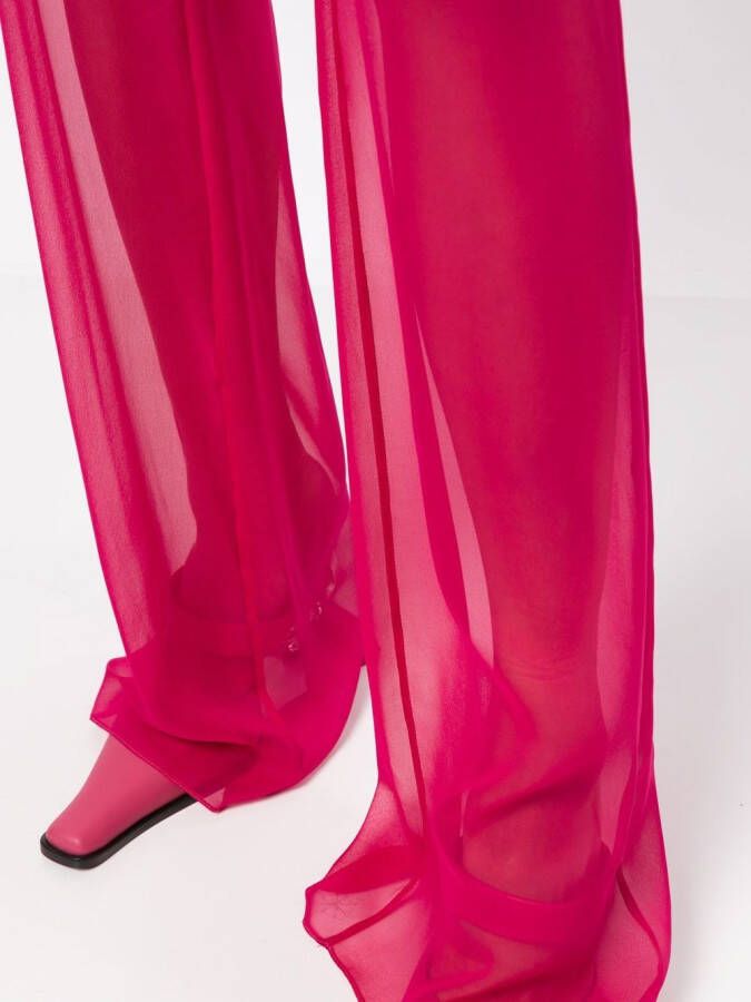 Nensi Dojaka Flared broek Roze
