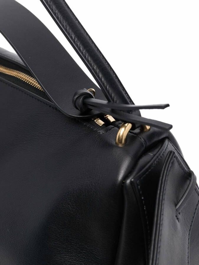 NEOUS Scorpius leren shopper Zwart