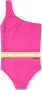 Nessi Byrd Kids Asymmetrisch badpak Roze - Thumbnail 2