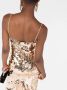 The New Arrivals Ilkyaz Ozel Jurk met print Goud - Thumbnail 2