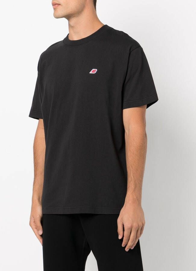New Balance T-shirt met logoprint Zwart