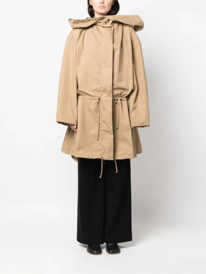 Niccolò Pasqualetti Parka met capuchon Beige