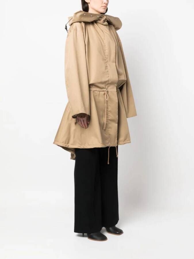 Niccolò Pasqualetti Parka met capuchon Beige