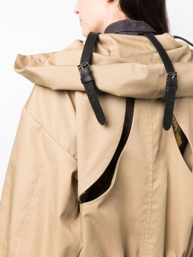 Niccolò Pasqualetti Parka met capuchon Beige