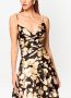Nicholas Jurk met bloemenprint Zwart - Thumbnail 5