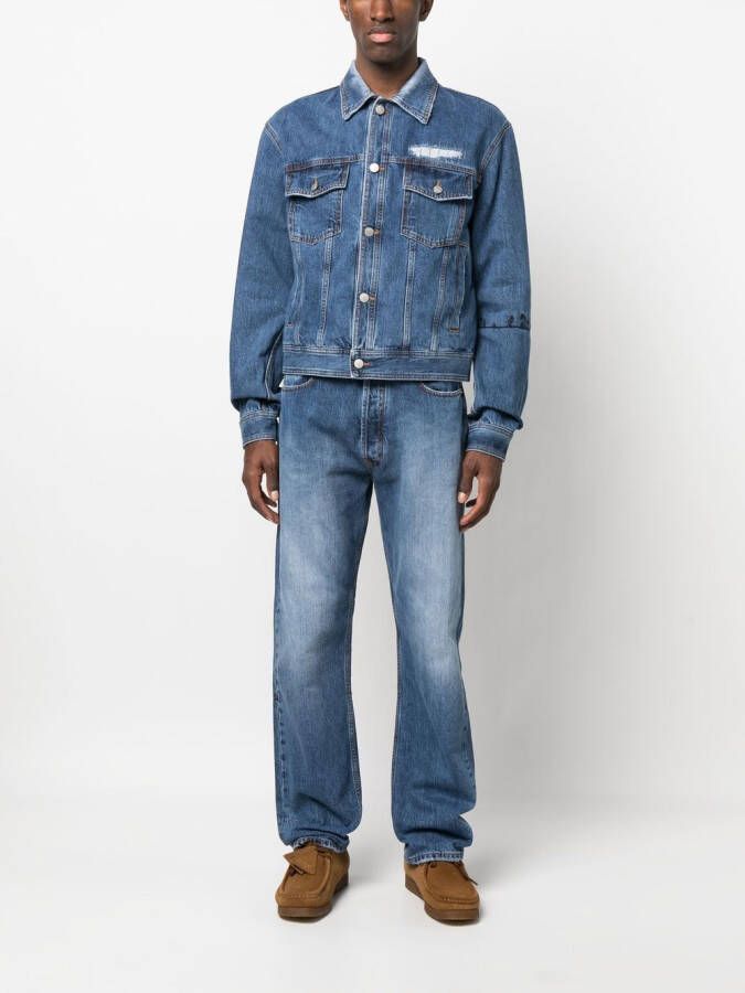 Nick Fouquet Denim jack Blauw