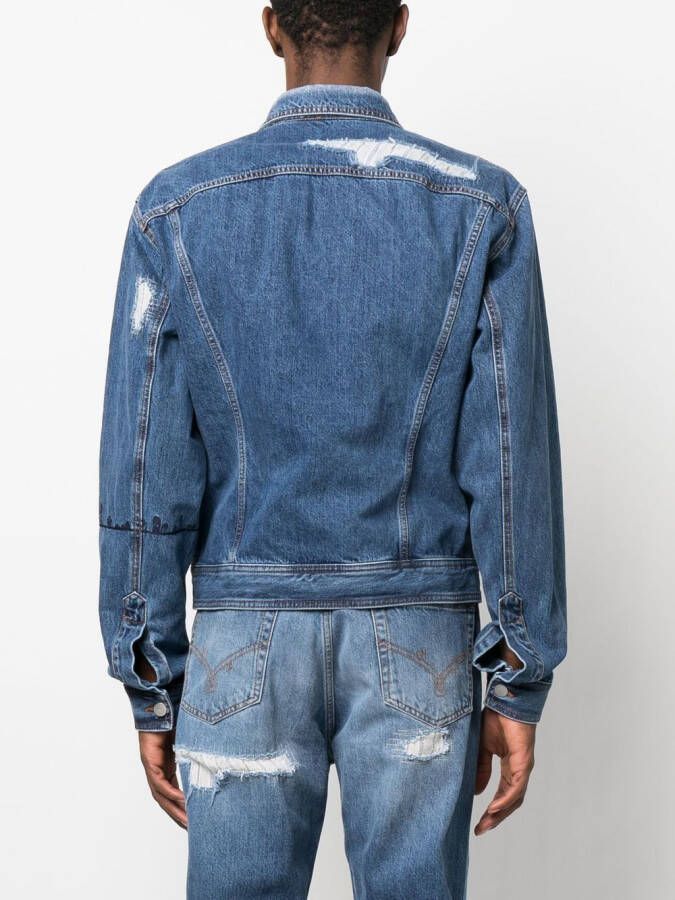 Nick Fouquet Denim jack Blauw
