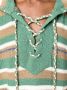 Nick Fouquet Gestreepte hoodie Groen - Thumbnail 5