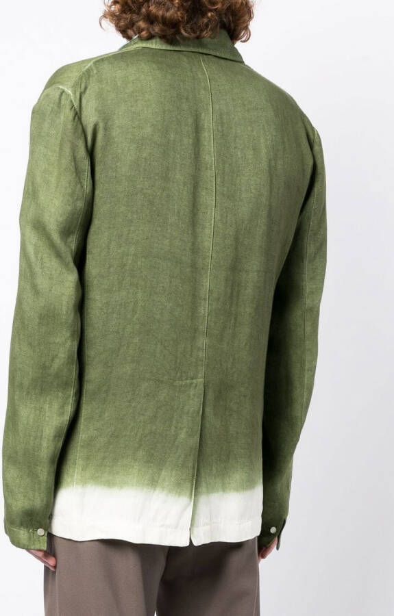 Nick Fouquet Linnen blazer Groen