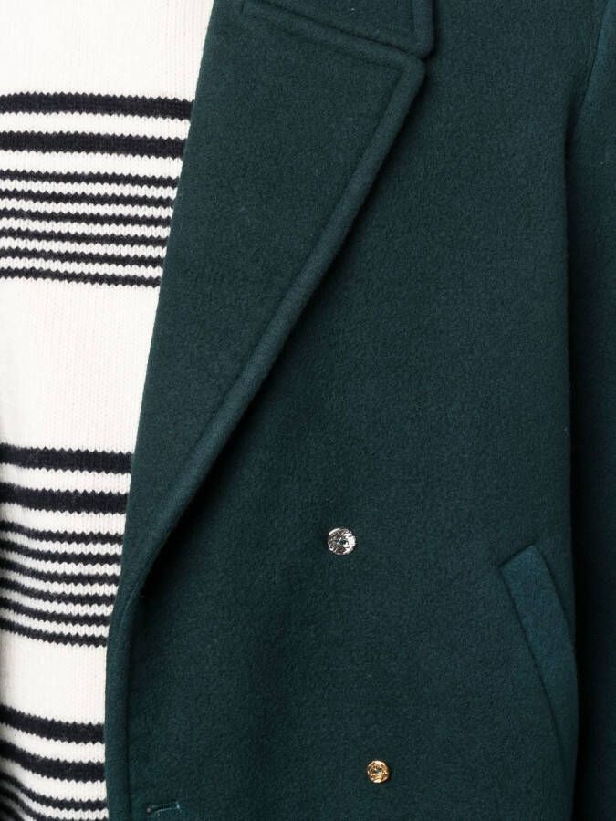 Nick Fouquet Sailorjas met dubbele rij knopen Groen
