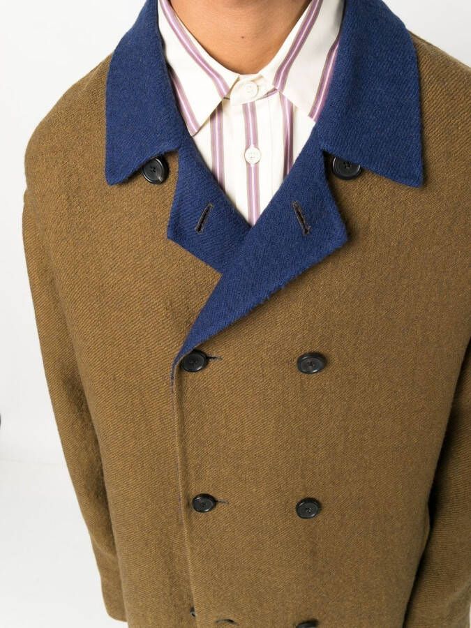 Nick Fouquet Shirtjack met dubbele rij knopen Groen