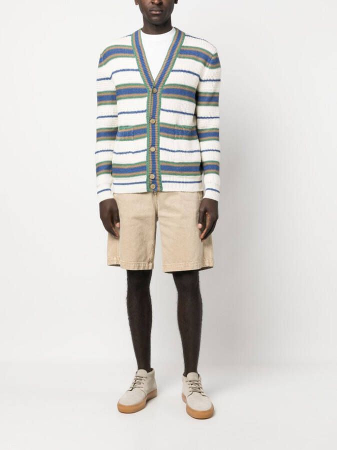 Nick Fouquet Gestreept vest Wit