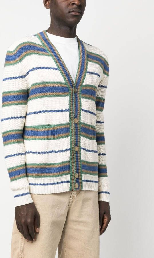 Nick Fouquet Gestreept vest Wit