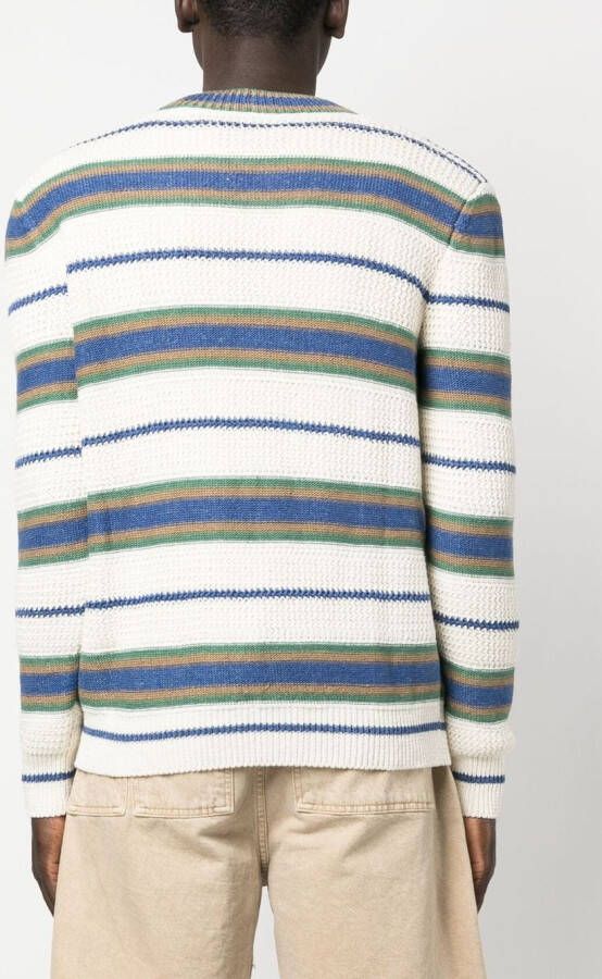 Nick Fouquet Gestreept vest Wit