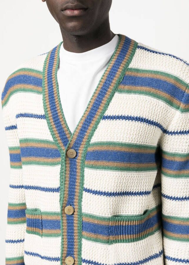 Nick Fouquet Gestreept vest Wit