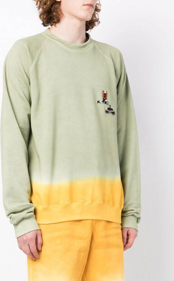 Nick Fouquet Sweater met borduurwerk Groen