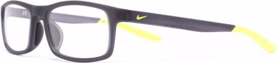 Nike Bril met vierkant montuur Grijs