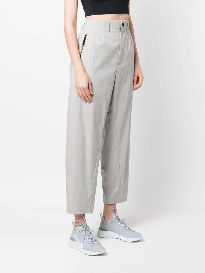 Nike Broek met geplooid detail Grijs