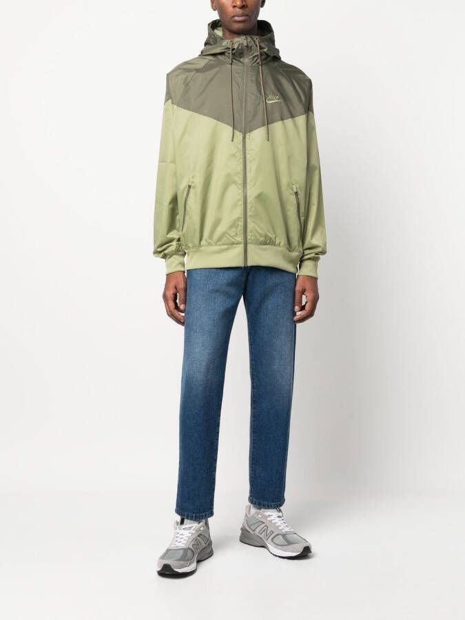 Nike Jack met geborduurd logo Groen