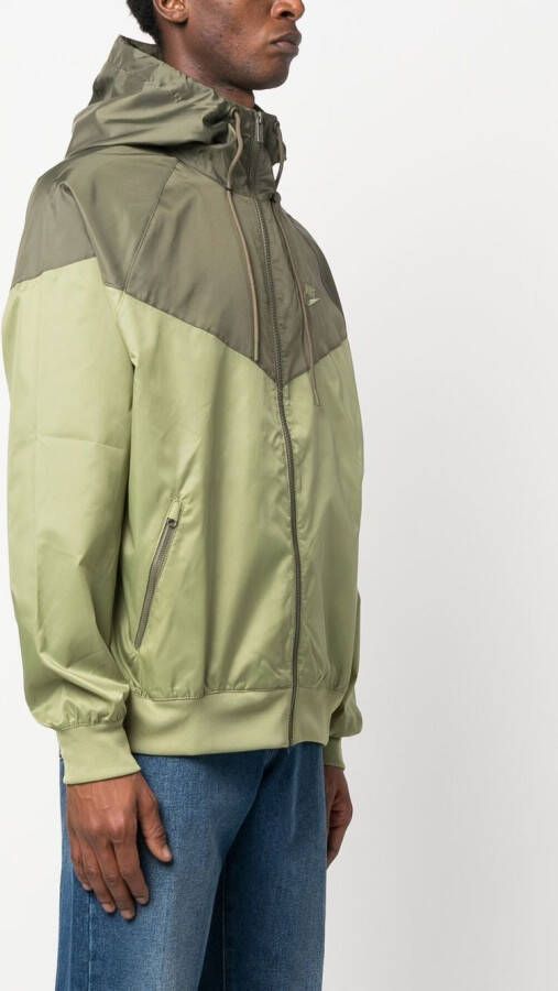 Nike Jack met geborduurd logo Groen