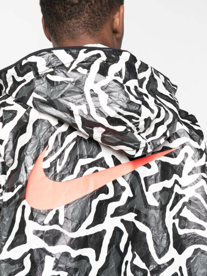 Nike Jack met print Zwart