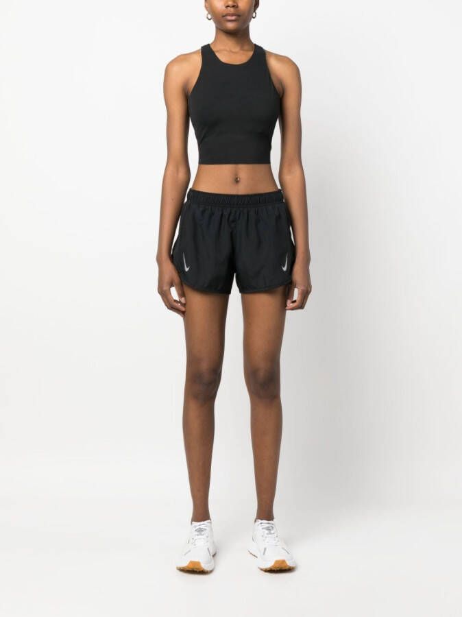 Nike Hardloopshorts met logoprint Zwart