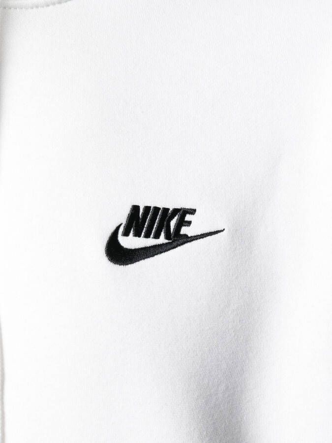 Nike Hoodie met geborduurd logo Wit