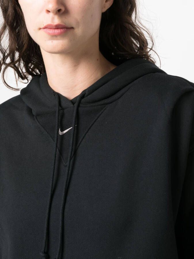 Nike Hoodie met geborduurd logo Zwart