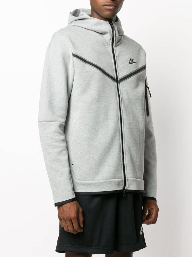 Nike Hoodie met rits Grijs