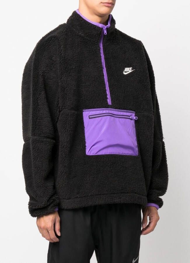 Nike Jack met geborduurd logo Zwart