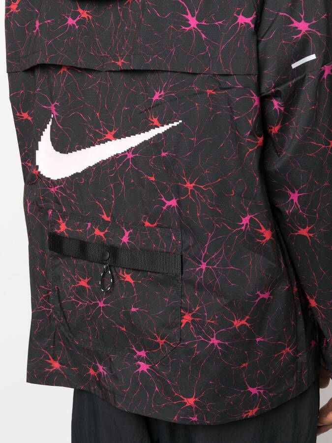 Nike Jack met print Zwart