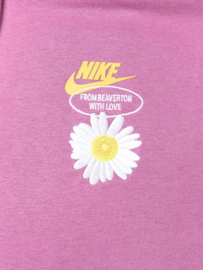 Nike Katoenen hoodie Paars